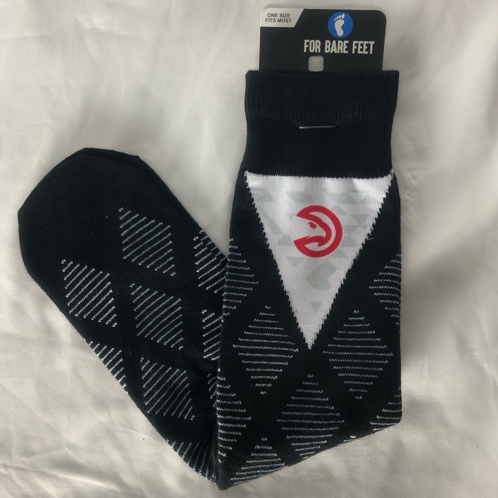 Atlanta Hawks Long Socks Dashed Diamonds One Size NBA Badketball
